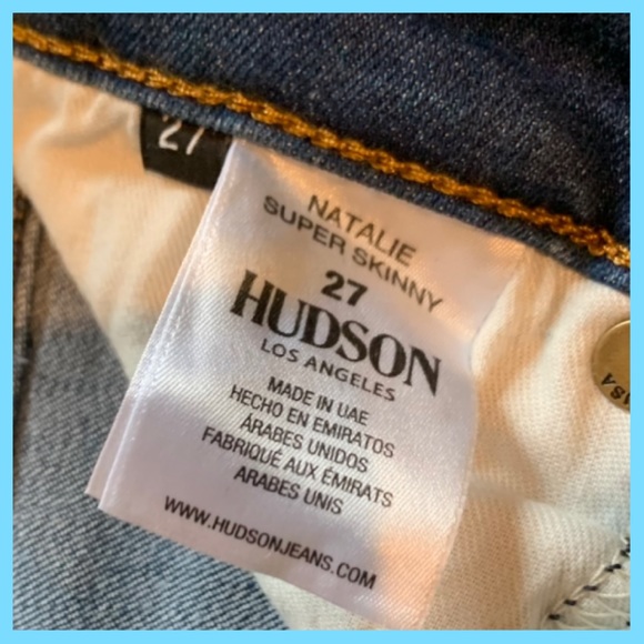 Hudson Natalie Midrise Ankle Skinny Jeans - Picture 8 of 10